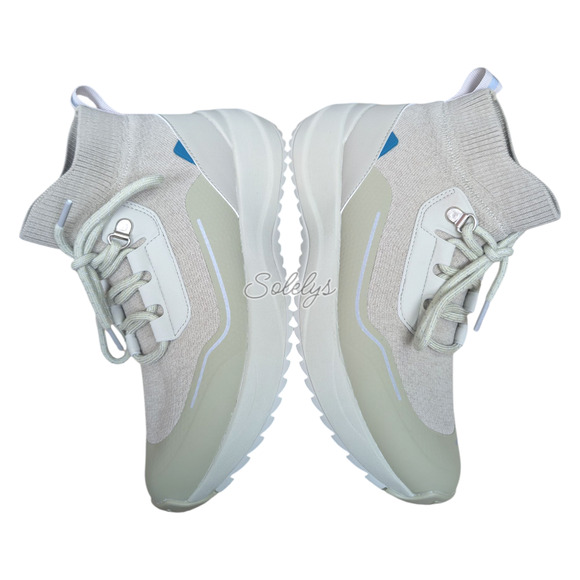 Vessi Stormburst Womens 7 Boreal Green Waterproof High Top Knit Sneaker Boot - Picture 12 of 14